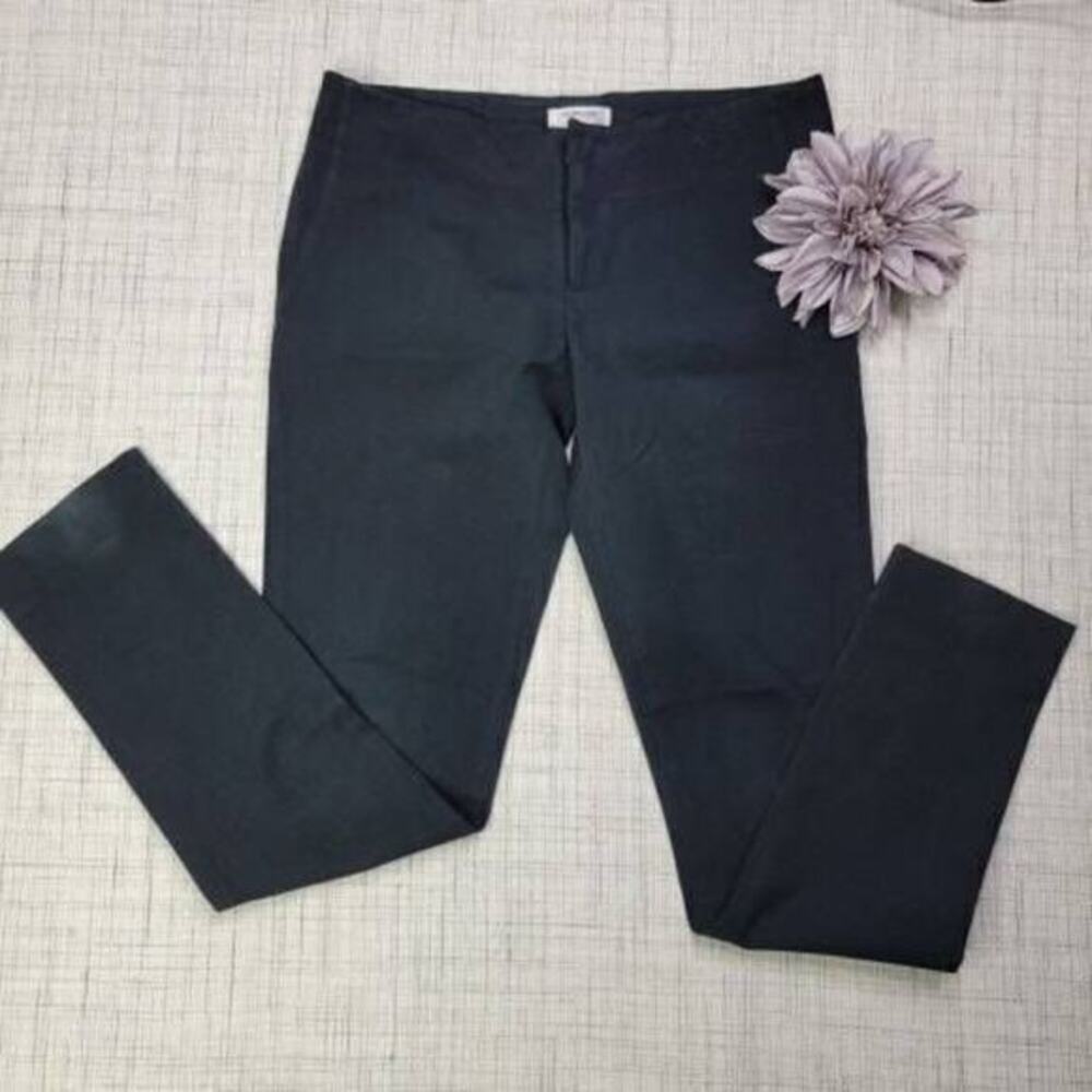 Helmut Lang Women's Skinny Pull‎ On In Black Dress Pants Size 2